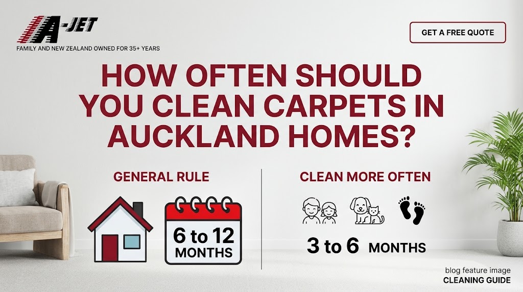 How often should you clean carpets in Auckland homes guide